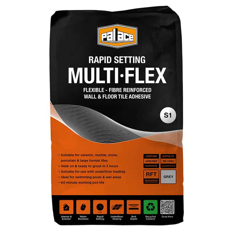 Multi-Flex S1 Flexible Tile Adhesive Grey 25 Kg