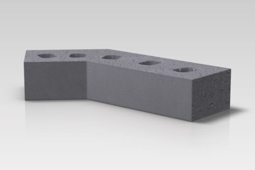 An 3.8 Dog Leg Internal Angle Blue