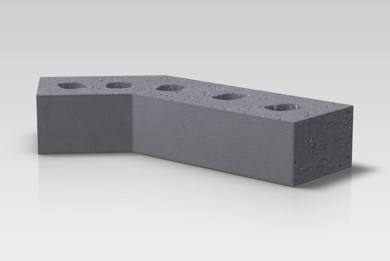 An 3.8 Dog Leg Internal Angle Blue