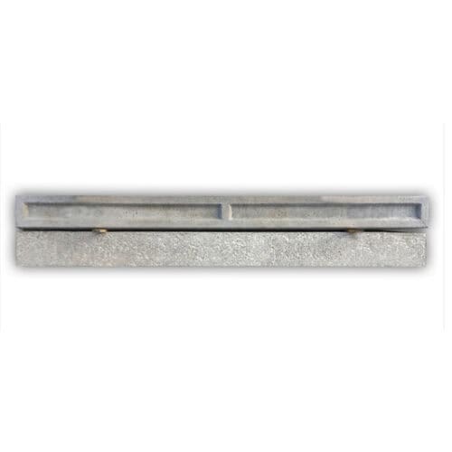 Concrete Gravel Boards Recessed 1830 X 150 X 45mm - 6"