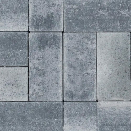 50mm Barley Paver Silver Grey