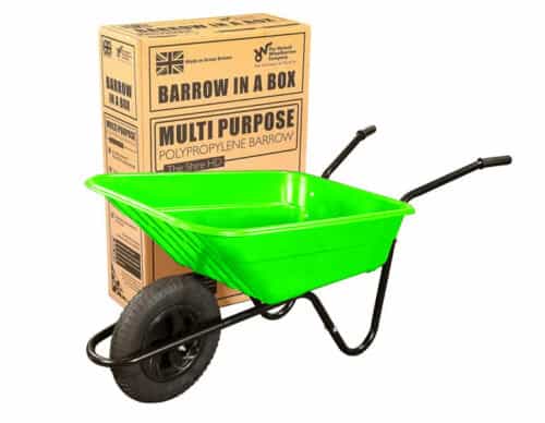 Barrow in a Box Wheelbarrow - Lime Green