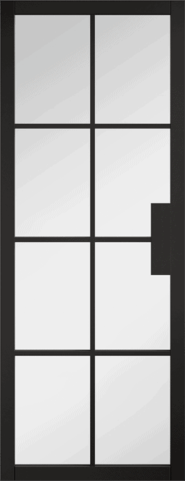 Malvern Glazed Pre-finished Black Doors