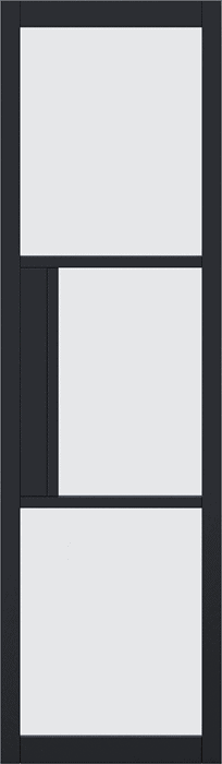 Tribeca Sidelight Pre-finished Black Doors