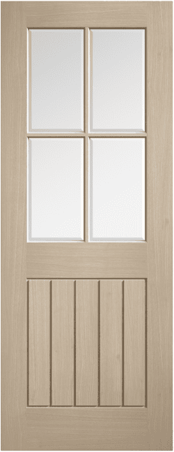 Mexicano Glazed Pre-finished Blonde Oak Doors