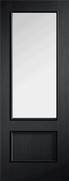 Murcia Glazed Pre-finished Charcoal Black Doors